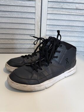 On Cloud Roger Clubhouse Mid Black Sneakers Men’s Size 14